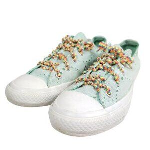 Converse Fashion Sneakers Women's Size 6 Green Fabric